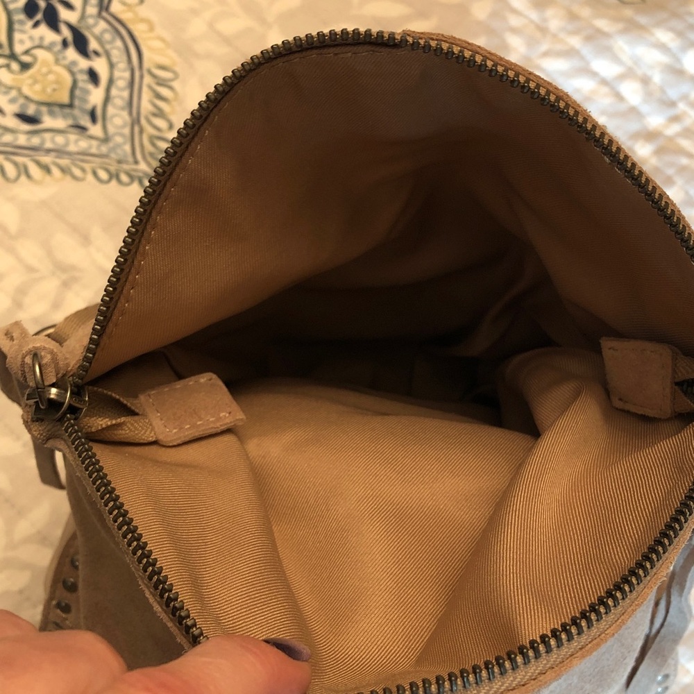 Tan Suede Women's Bag - Picture 8 of 8
